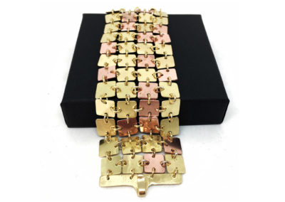 Bracelet en cuivre et laiton