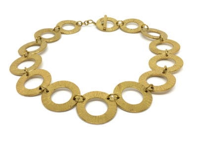 Collier ras du cou en laiton
